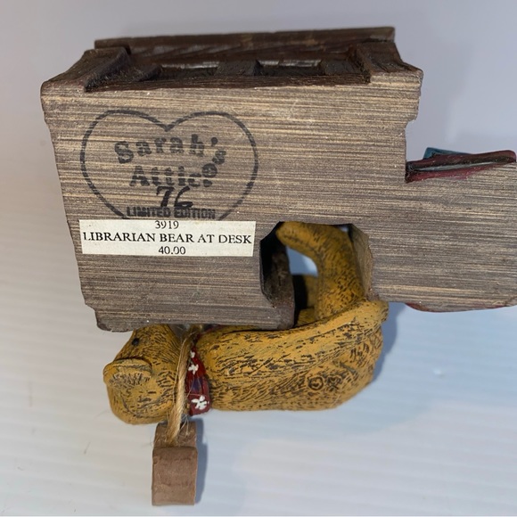 Sarah's Attic Michaud
Collection Teddy Bear Figurine
The Librarian Limited Ed - Picture 6 of 11